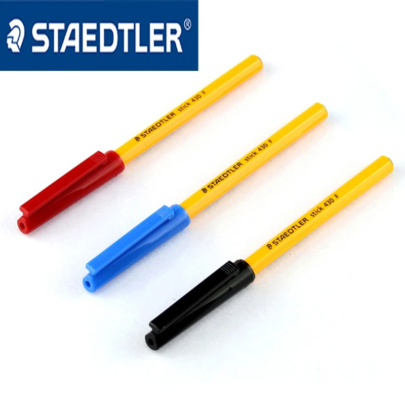 STAEDTLER Multicolor Ballpoint Pen 1 Pcs 430F Classic Bee Pen 0.5mm Student Hand-painted Ballpoint Pen Painting Writing Tools