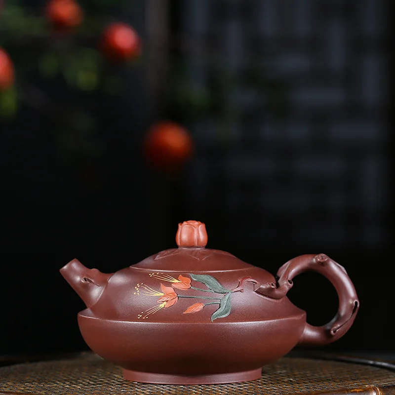 

Full Manual Raw Ore Purple Mud Liuxiang Pot Infusion Of Tea Preserve One's Health Kettle Kungfu Online Teapot Tea Set Gift