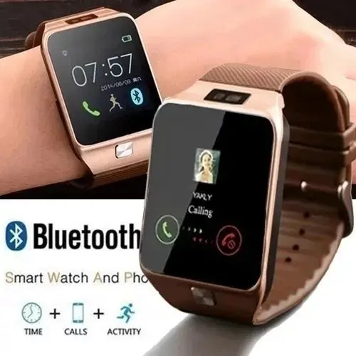 Умные часы DZ09 Smartwatch шагомер с слотом для sim карты Push Message Bluetooth подключение Android