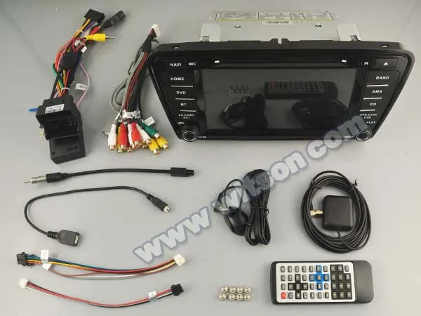 Perfect 8" Capacitive Touch Screen Car DVD for Skoda Octavia A7 2013 2014 2015 2016 2017 with Tire Pressure Monitoring System Support 2