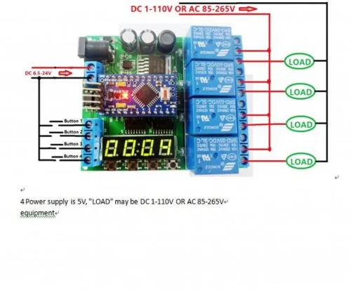 5V 12V 24V Pro mini PLC плата для Arduino светодиодный задержка цикла реле таймера времени diy