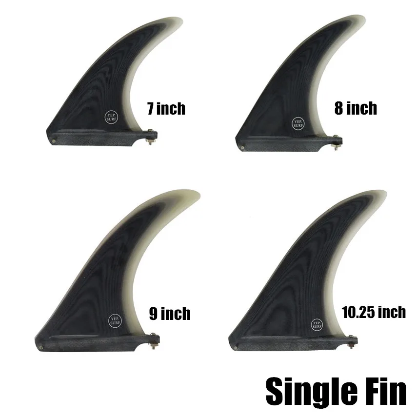 Surfboard Fin 7 inch Length Paddle board Longboard Single Fins Surfboard Center Fins High Sale Fiberglass Fin