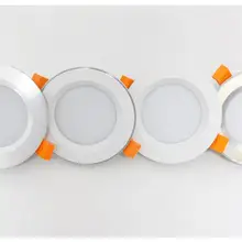 1 шт. E27 220 В Круглый Встраиваемый светодиодный светильник, размер выреза отверстия, Светодиодный точечный светильник 3 Вт 5 Вт 9 Вт 12 Вт 15 Вт 18 Вт для потолка гостиной SMD