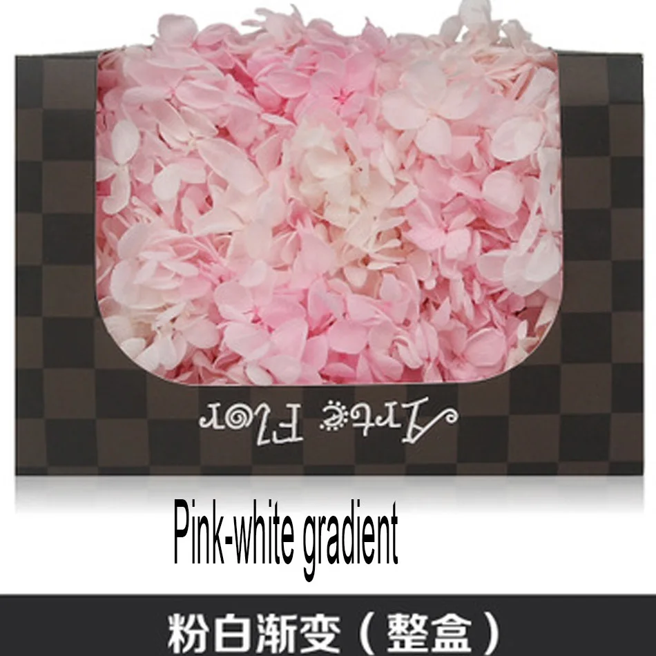 20g/lot High Quality Natural Fresh Preserved Flowers Dried Hydrangea Flower Head For Diy Real Eternal Life Flowers Material