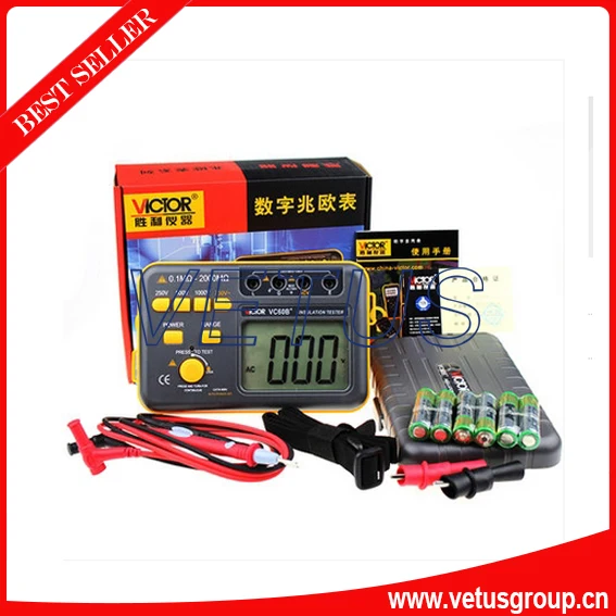 

VICTOR VC60B+ New Type digital insulation tester