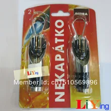 4 шт. винная Воронка из нержавеющей стали бутылка Pourer демпинг пробка Плавная 1,3 см для бармена или дома