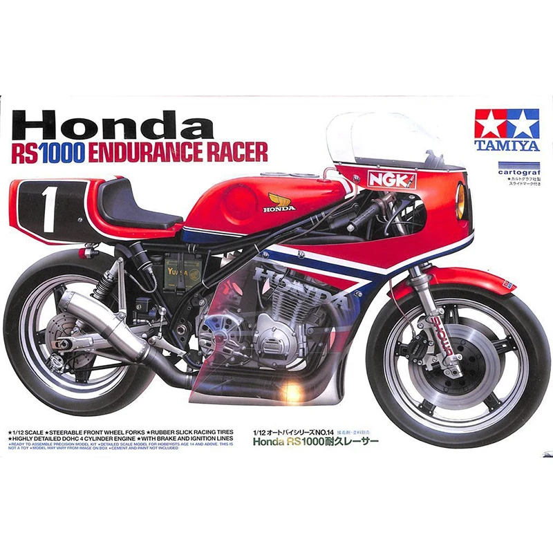 1/12 Scale Motorcycle Model RS 1000 Endurance Racer assembly model kits scale moto model
