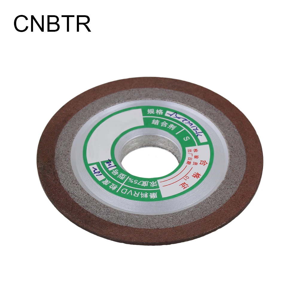 

CNBTR 150 Grit Grinder Cutting Deburring Disc Shape Diamond Grinding Wheel 75x8x20mm