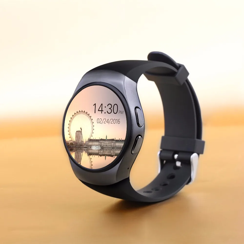 Смарт часы KingWear KW18 с Bluetooth полный экран поддержка SIM карты TF смарт пульсометром