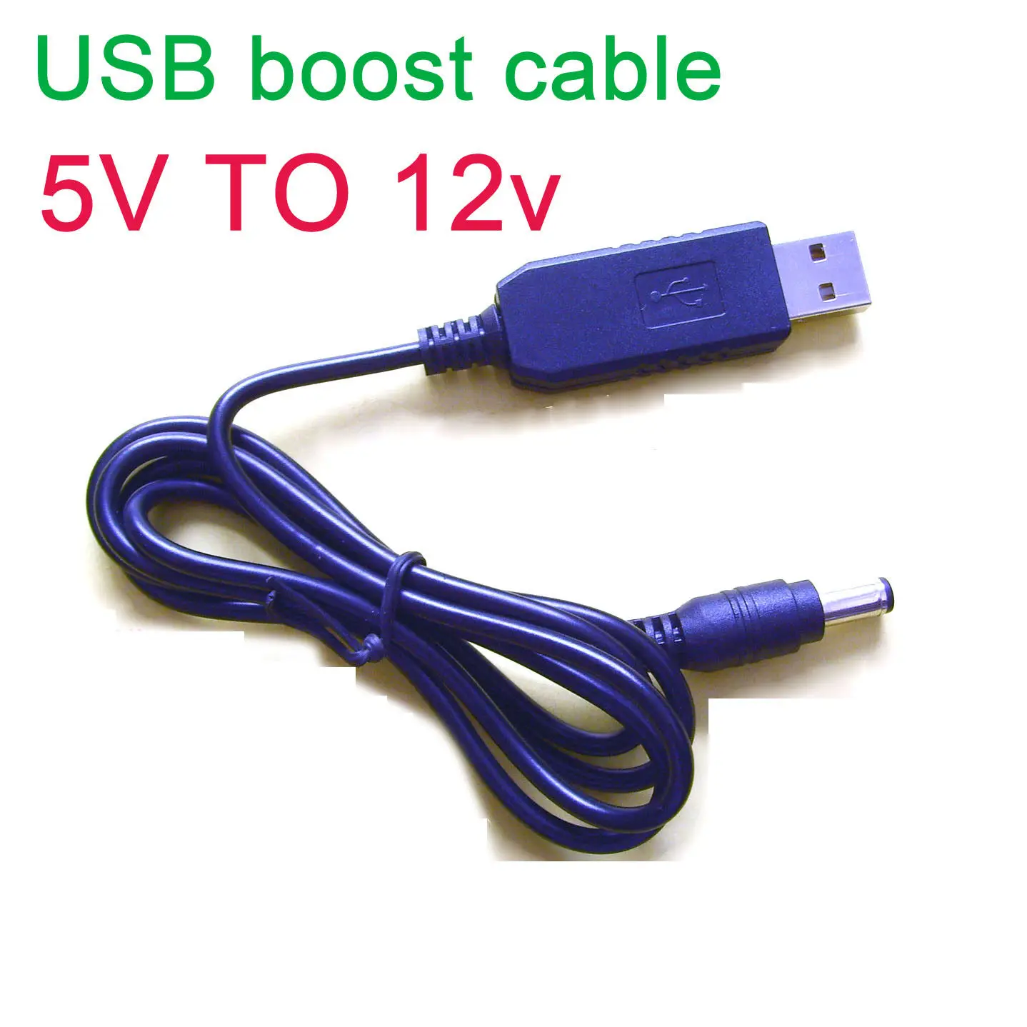 

6 Вт USB Boost кабель DC-DC 5 в Шаг до 12 в преобразователь напряжения зарядное устройство Модуль зарядный кабель для мобильного питания/роутера