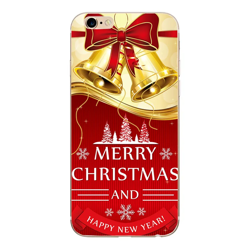Для Apple iphone 5 5S se, 6, 6 S, 7, 8 Plus, X чехол, Рождественский олень, подарок на год, мультяшный чехол для iphone XS Max, XR, 6 s, 7, 8 Plus - Цвет: Серый