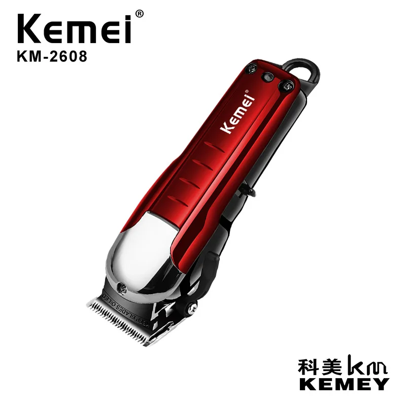 Kemei, профессиональный беспроводной триммер для волос, мощная машинка для стрижки волос, электрическая машинка для стрижки волос, бритва для бороды, Парикмахерская