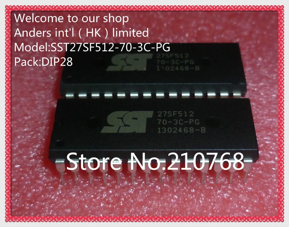 10 Pack SST27SF512 70 3C PG Chips   DIP 28 Memory ICs (512Kbit Flash - Foto 6