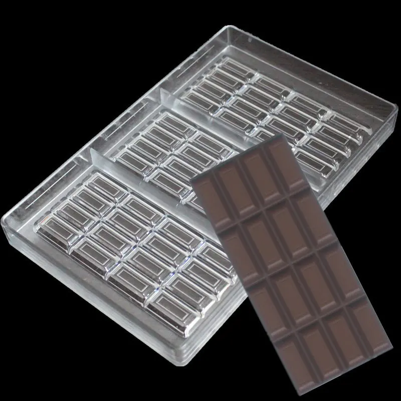

New Design Chocolate Bar Mold Plastic Candy Tray Not Polycarbonate Chocolate Mold