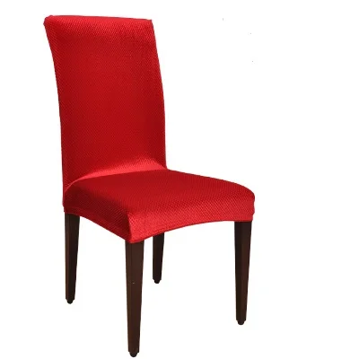 Бархатный модный дизайнерский Универсальный Эластичный чехол для стула, обеденный, домашний, офисный, компьютерный, couverture chaise cubresillas - Цвет: red