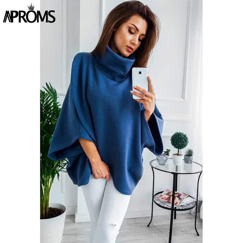Aproms Elegant Gray TurtLeneck Irregular Blouse Womens 3/4 Sleeve Casual 90s Loose Top Street Fashion Wide Cuffs Shirt Blusas Aproms Elegant Gray TurtLeneck Irregular Blouse Womens 3/4 Sleeve Casual 90s Loose Top Street Fashion Wide Cuffs Shirt Blusas