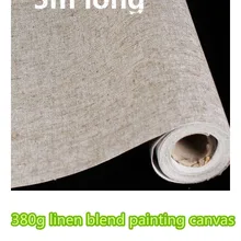 Загрунтовать хлопка и льна холст ролл для масла и акриловой живописи