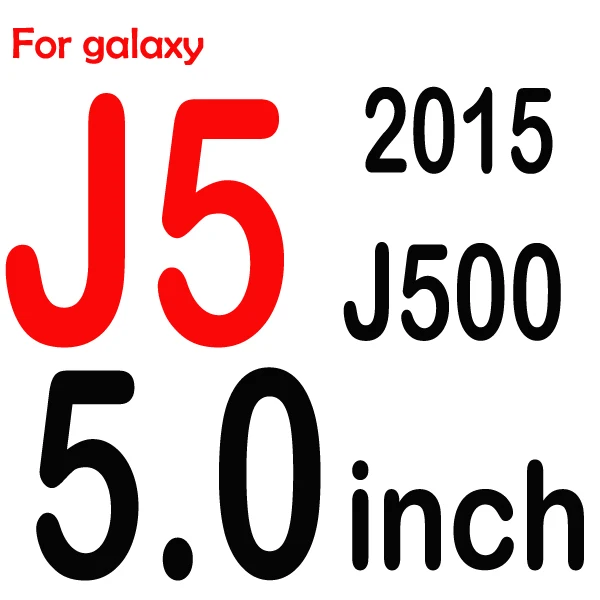 Для samsung Galaxy A30 A40 A50 A60 A70 M10 M20 A6 A8 J4 J6 A3 A5 A7 закаленное Стекло J1 J2 J3 J5 J7 Экран протектор - Цвет: J5 2015 J500F