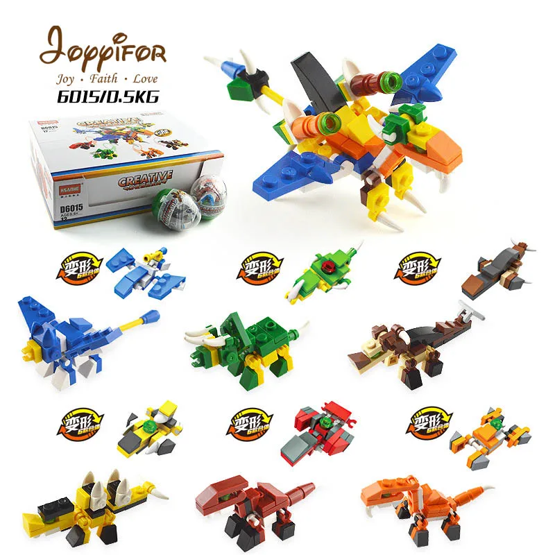 

Joyyifor Robot Transform Battleship Aircraft Animals Building Blocks Eggs Model for Children Kid Toys Compatible with LegoINGlys