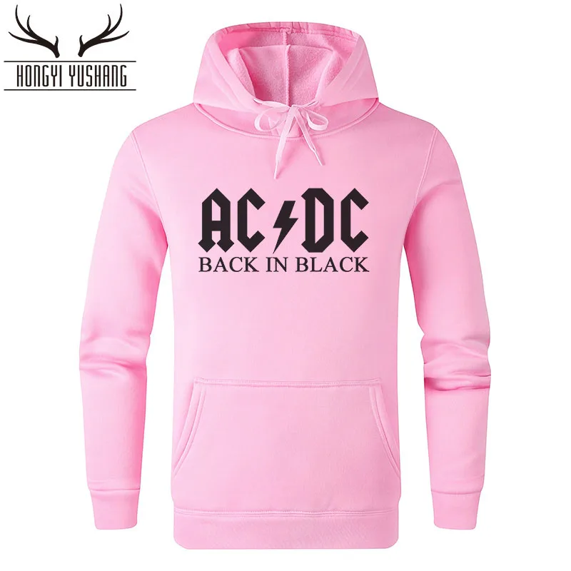 AC DC هوديي الرجال الهيب هوب موسيقى الروك ACDC البلوز الذكور عارضة الشارع الشهير سترة هودي بلوزات الرجال النساء العلامة التجارية الملابس w14