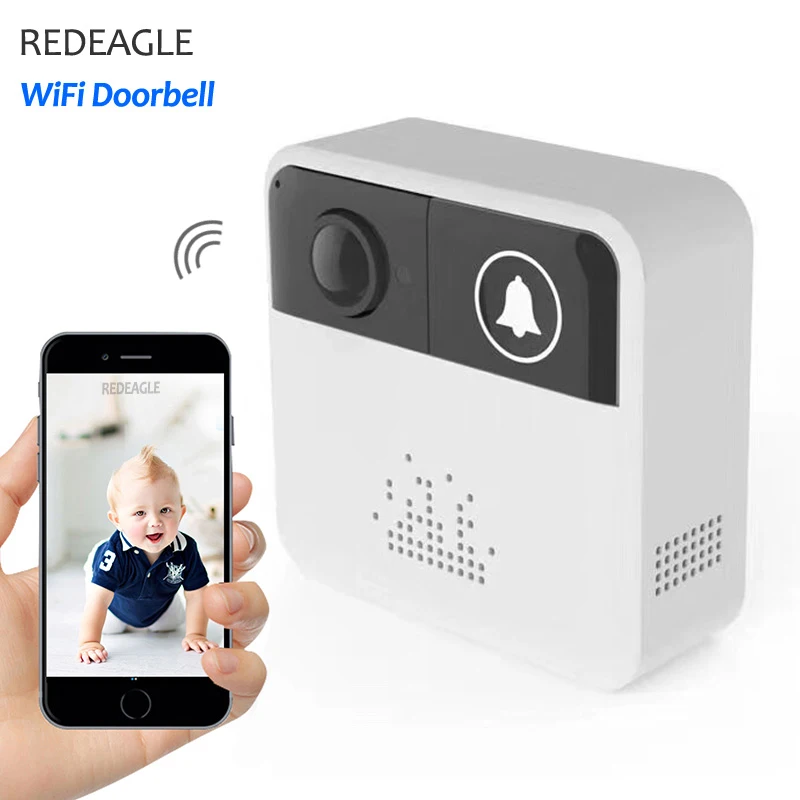 

REDEAGLE Wireless Wifi Video Doorbell Intercom 720P Smart Door Bell Camera APP Control