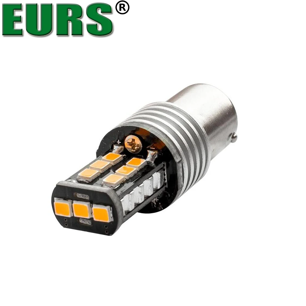 Светодиодные Габаритные огни EURS белые желтые красные 1156 P21W 7506 BA15S задние фонари