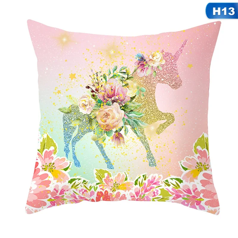 [ Arrival] Hologram Galaxy Unicorn Pillow Cover -Unicorn Fashion HTB1Bv0.XRKw3KVjSZTEq6AuRpXat