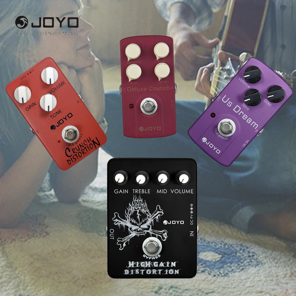 JOYO Classic Tube Crunch Distortion High Gain Electric Guitar Effect Pedal True Bypass JOYO Classic Tube Crunch Distortion High Gain Electric Guitar Effect Pedal True Bypass