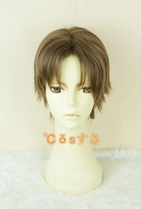 

Free Shipping! Newest! Touken Ranbu Online Heshikirihasebe Brown Cosplay Wig Free Wig Cap Spot!