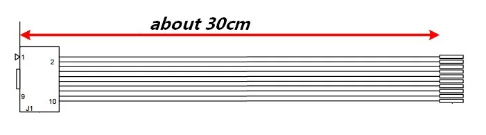 10* JTAG IDC ISP провод 2*5 to10* 1 контактный кабель FC-10P 2,54 мм для Анализатора логики Xilinx Altera решетки FPGA CPLD USB программатор