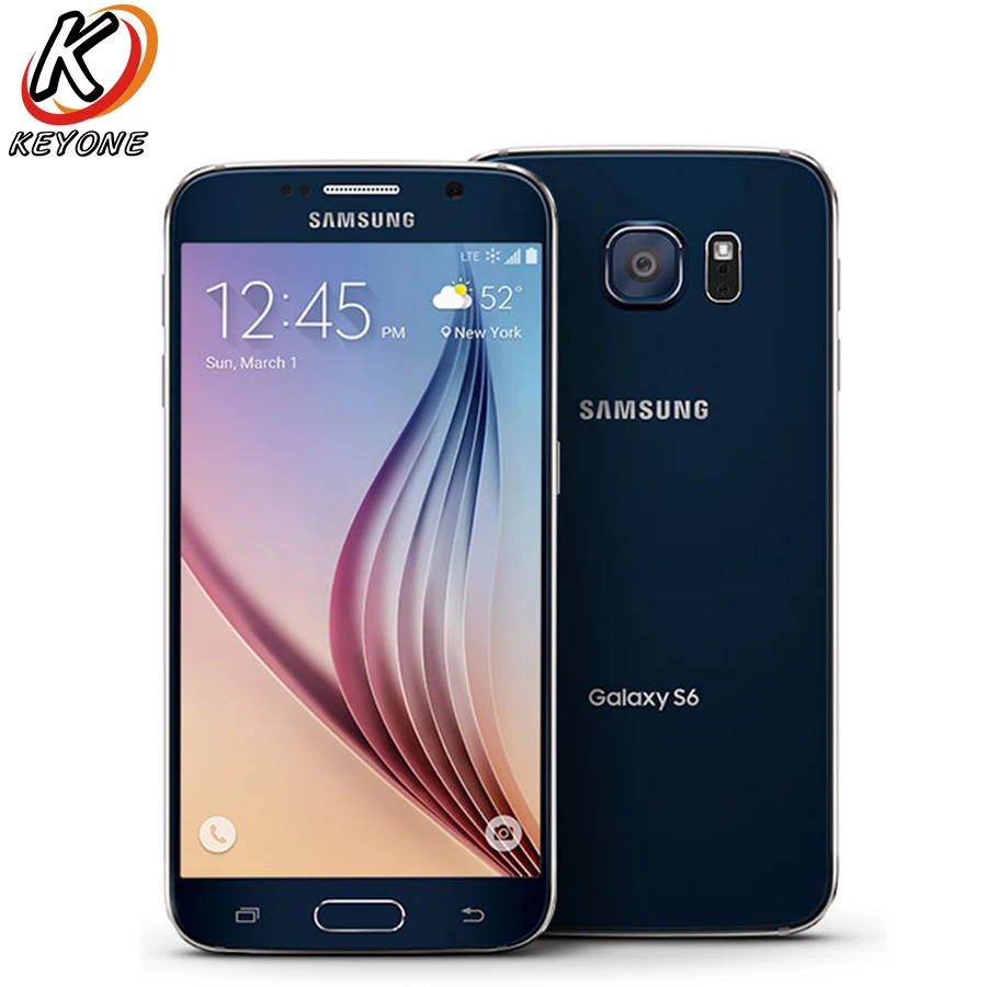 Оригинальный T Mobile версия samsung Galaxy S6 G920T 4G LTE мобильный телефон четыре ядра 5 1
