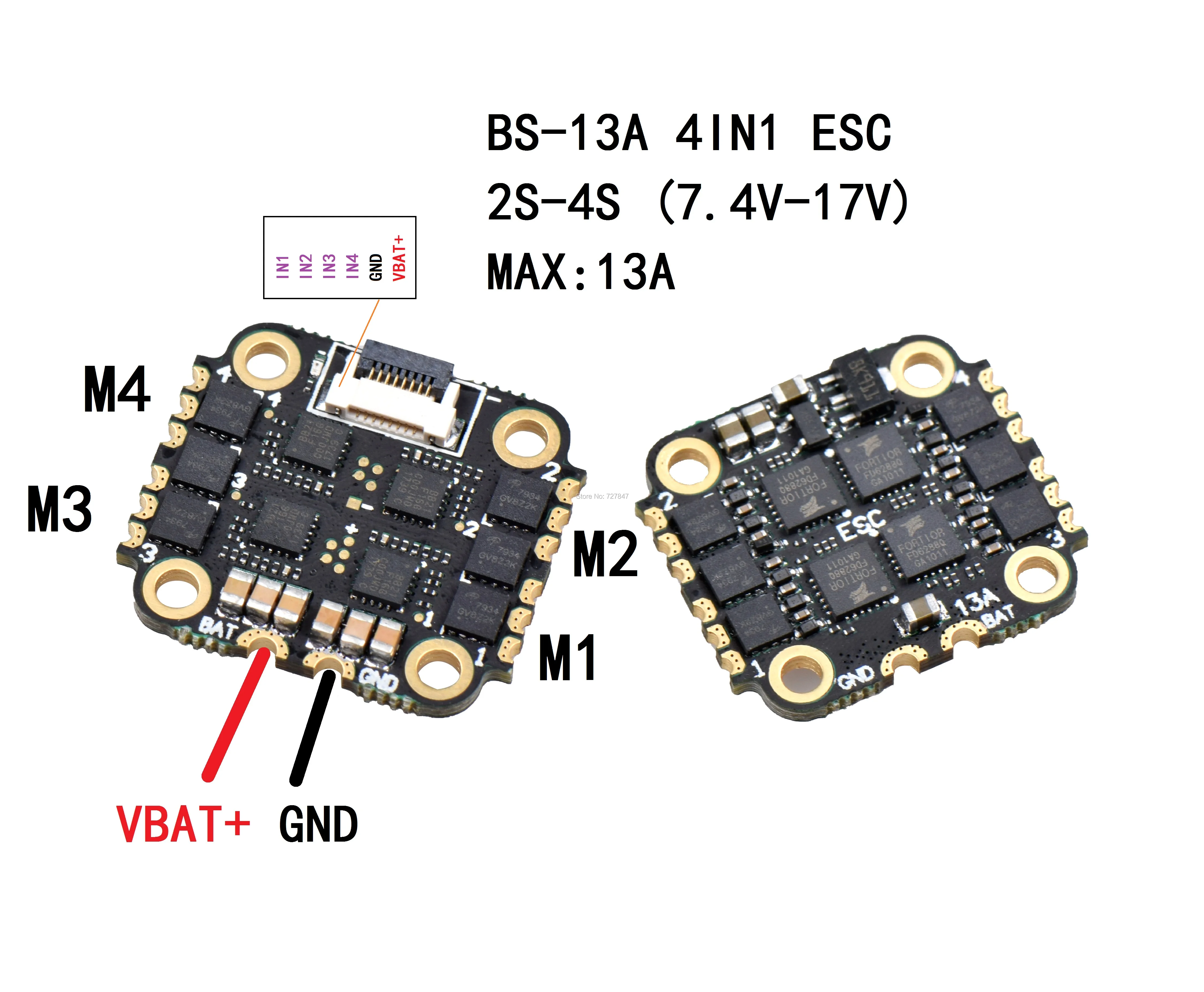 Flytower SIF4 F4 полета Управление w/BEC 2A ESC BS-13A 13A 2-4S 4IN1 ESC+ SIVTX-5840 25/100/200 мВт Передатчик серверный компьютером с экранным меню настройки