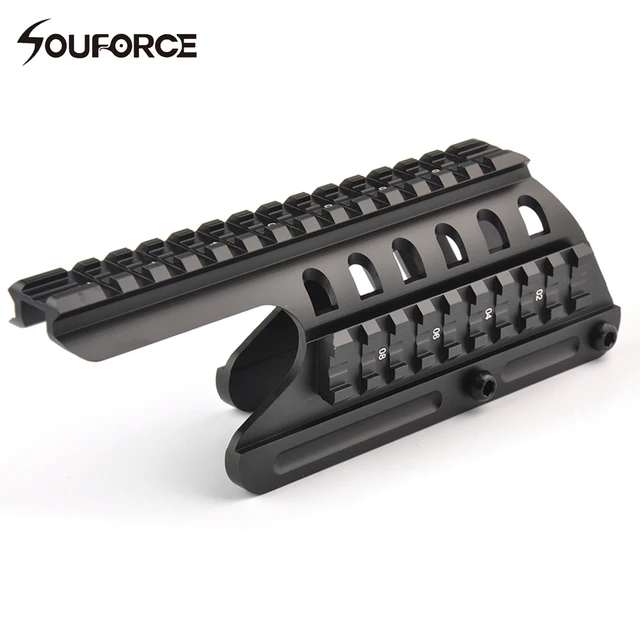 hunting remington 870 saddle weaver picatinny rail mount 160 mm hunting remington 870 saddle weaver picatinny rail mount 160 mm length with side mount