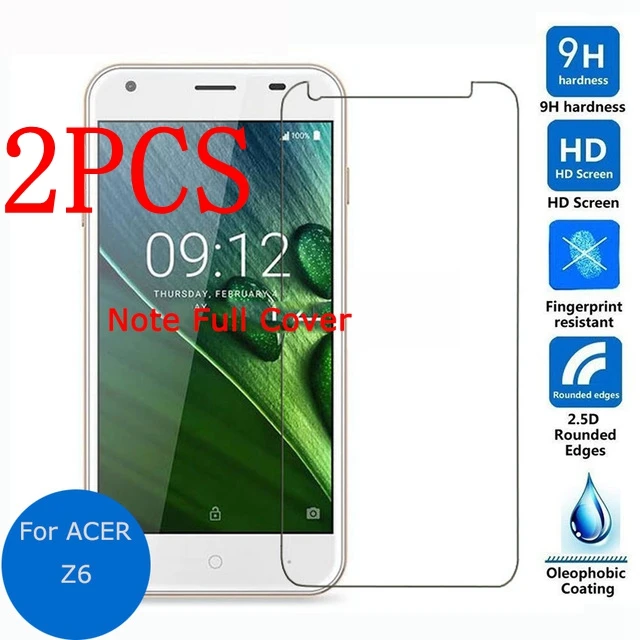 

2PCS Tempered Glass For Acer Liquid Z6 Screen Protector Toughened protective film For Acer Liquid Z6 Glass