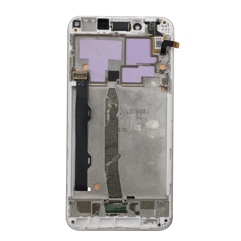 Lenovo A6020 K5 LCD Display With Frame gold (6)