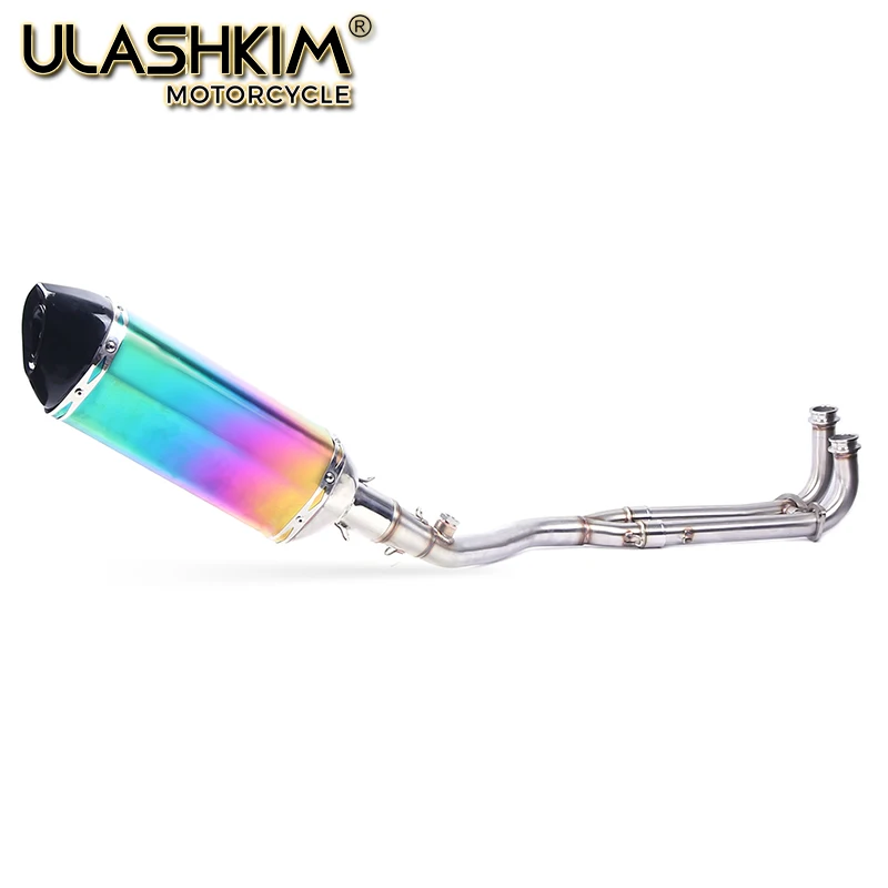 

470mm Length Motorcycle Exhaust Muffler Full System Slip On With DB-Killer For Yamaha Tmax 500 530 Tmax500 Tmax530 2008-2017