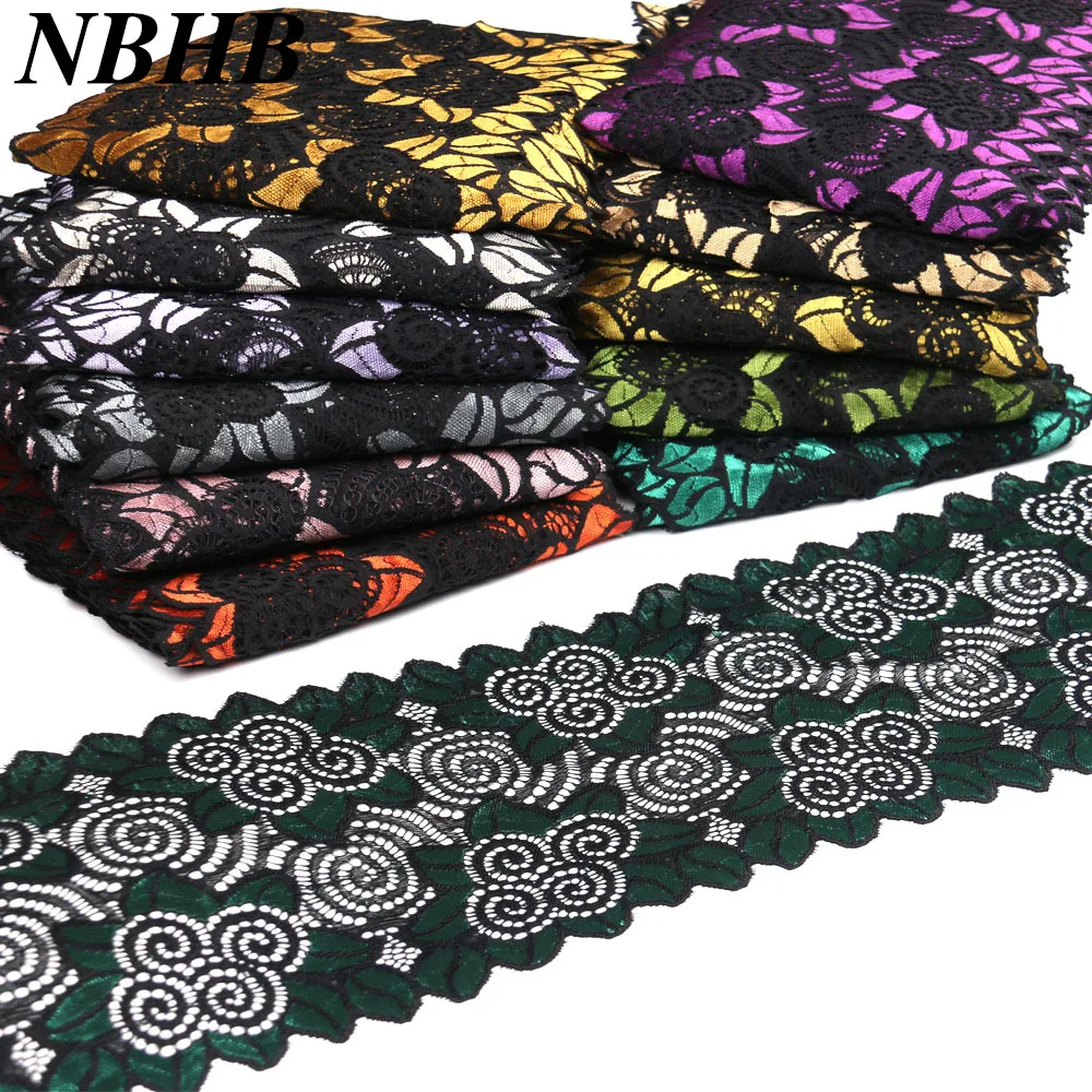 

Factory direct-selling rushed New arrival lace fabric 10 yards/lot width 18 cm time-limited great quality A high grade product
