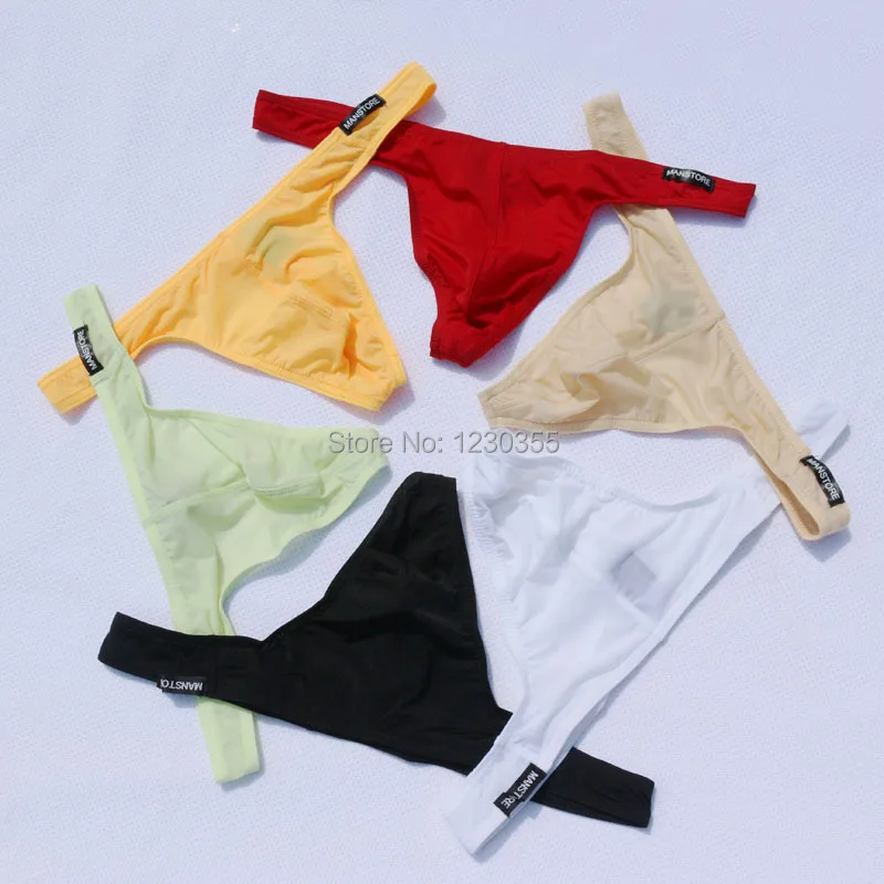 Brand Men's Sexy G String Pouch Underwear Shorts Mens Briefs Thong