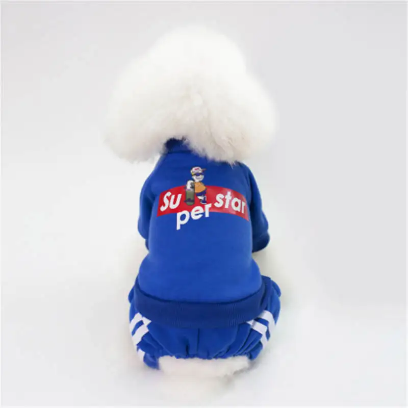 Winter Warm Pet Dog Clothes Soft Fleece Hooded Pet Costume Puppy Coats Outfit Dog Clothes For Small Dogs Chihuahua Pet Clothing