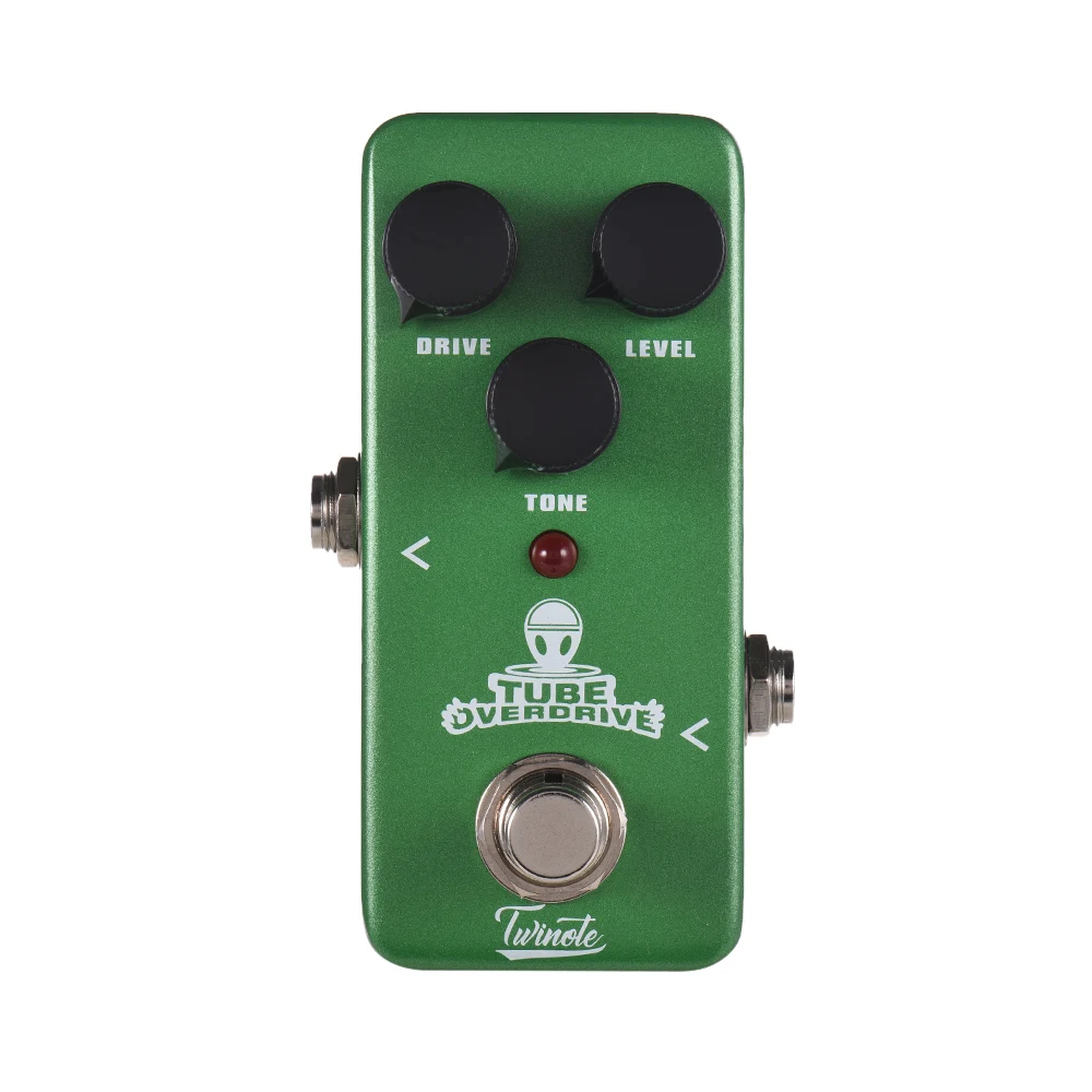 

Twinote TUBE OVERDRIVE Guitar Effect Pedal Mini Analog Overdrive Guitar Pedal Processsor Full Metal Shell with True Bypass