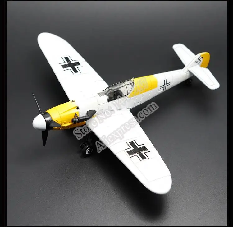 6 шт./компл. 4D Вторую мировую войну Германии Истребитель модель 1:49 Пластик в собранном виде военный самолет модель игрушка для детей