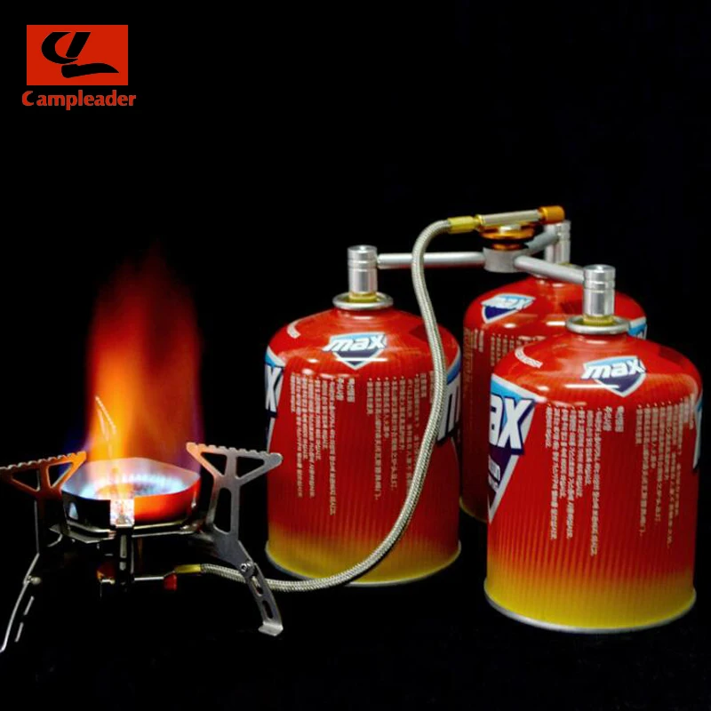 

Outdoor Camping Stove Head Accessories Multi-gas Tank Connection Liquefied Gas Furnace Valve Conversion Head Triangle CL331