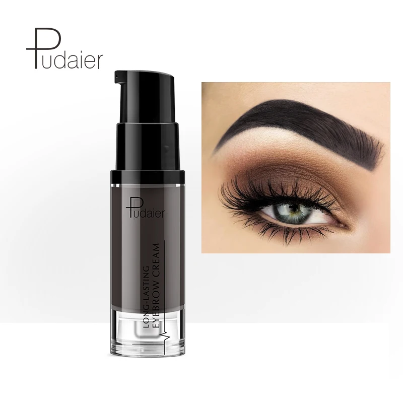 

Pudaier Long-lasting Eyebrow Cream Natural Liuqid Eyebrow Gel Tattoo Makeup Eye Brow Tint Brows Pigment Black Eyebrow Enhancer