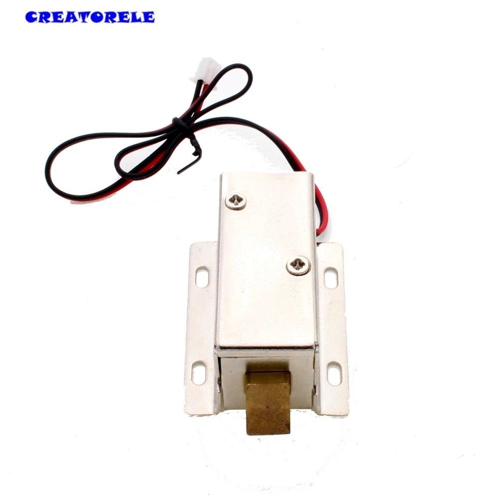 DC 12V 8W открытая рамка тип соленоида для электрического дверного замка Галлий