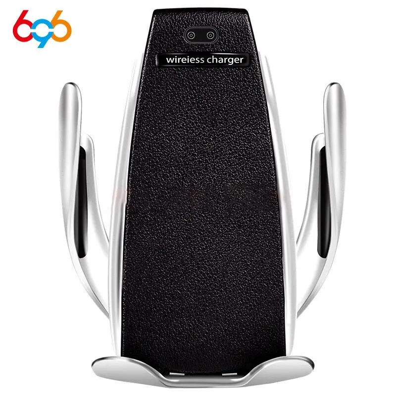 

696 S5 Wireless Charger Automatic Induction Charger Car Phone Holder Fully For Your Mobile Phone Phone Stand Charger