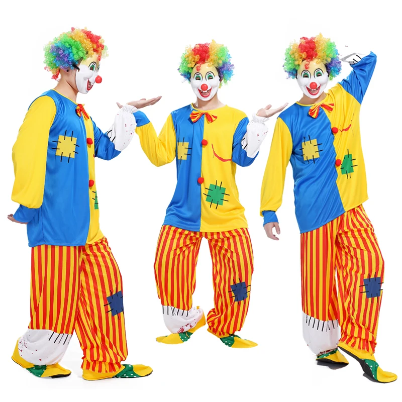 Halloween adult clown costume clown suit masquerade costume cosplay