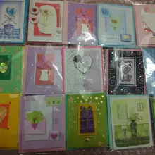 60 шт./лот изысканный праздник открытка творческий подарок Пустые карты поздравление