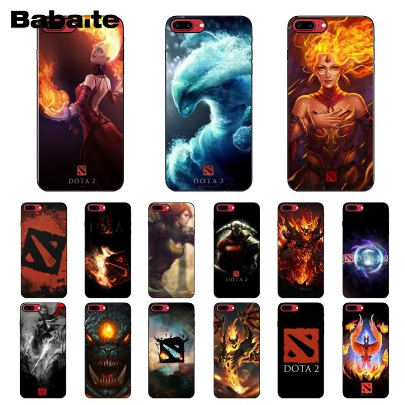 Чехол для телефона Babaite Shadow Fiend Dota 2 DIY с рисунком чехол Apple iPhone 8 7 6 6S Plus X XS MAX 5 5S SE XR |
