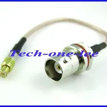 10 шт./лот расширение помощью соединительного кабеля RG316 15 см MCX мужчин BNC Женский переборка уплотнительное кольцо Разъем косичка кабель