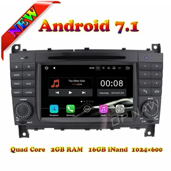 

Topnavi 7" Android 7.1 Car PC DVD Player For Benz C-Class W203 (2004 2005 2006 2007)/CLK W209 (2004-2005) Stereo GPS Navigation